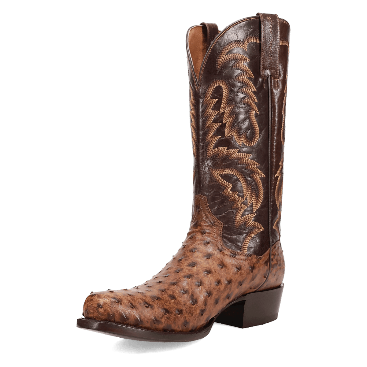 marco full quill ostrich boot 225 degree angle