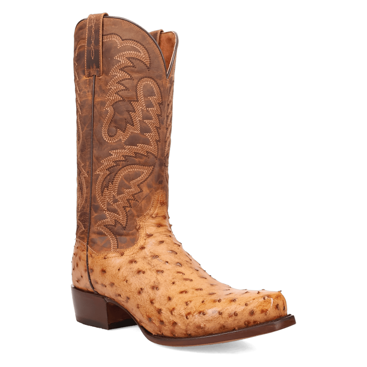 marco full quill ostrich boot 45 degree angle