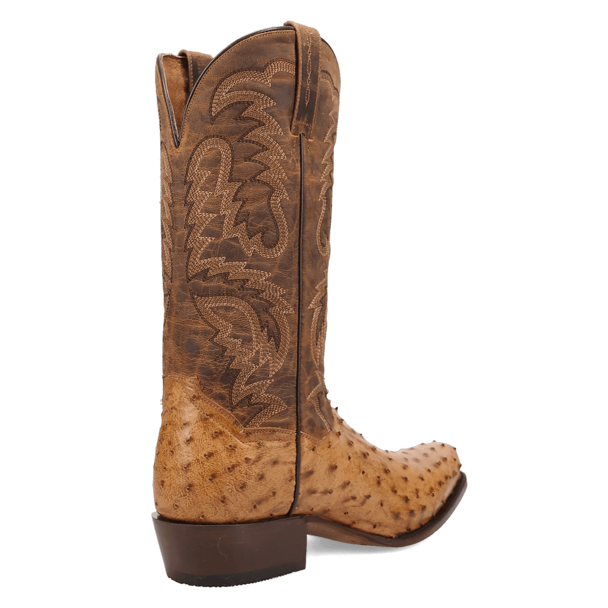 marco full quill ostrich boot 315 degree angle