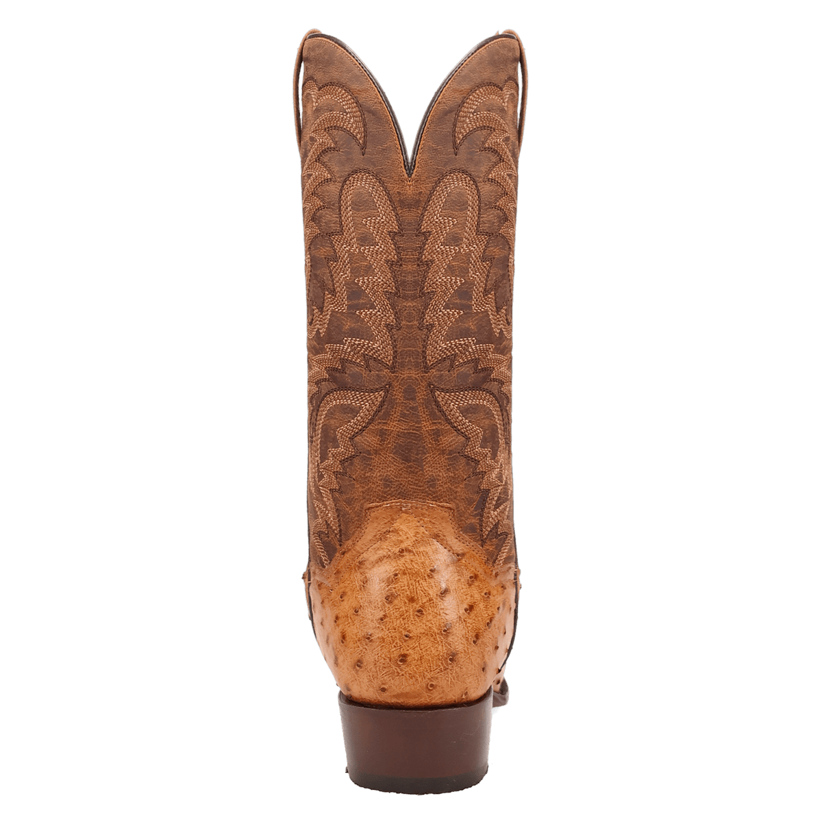 marco full quill ostrich boot 180 degree back angle