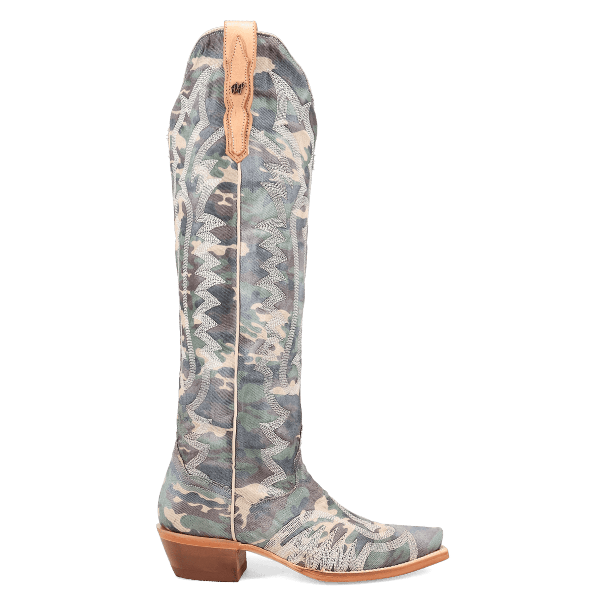 camo darlin' fabric boot 90 degree inside angle