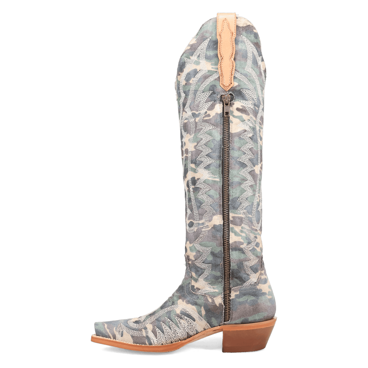 camo darlin' fabric boot 135 degree outside angle