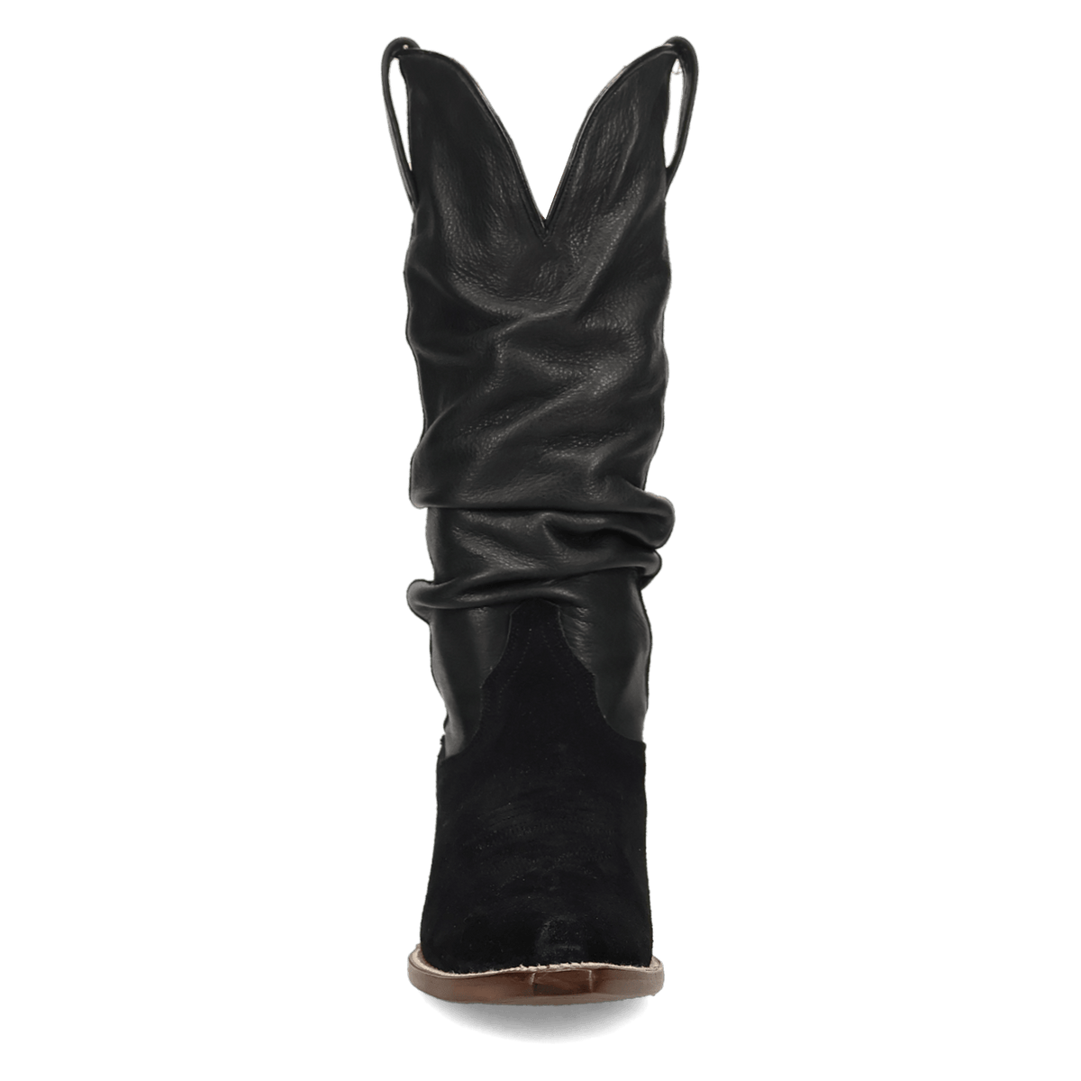 cowgirl chic leather boot front angle
