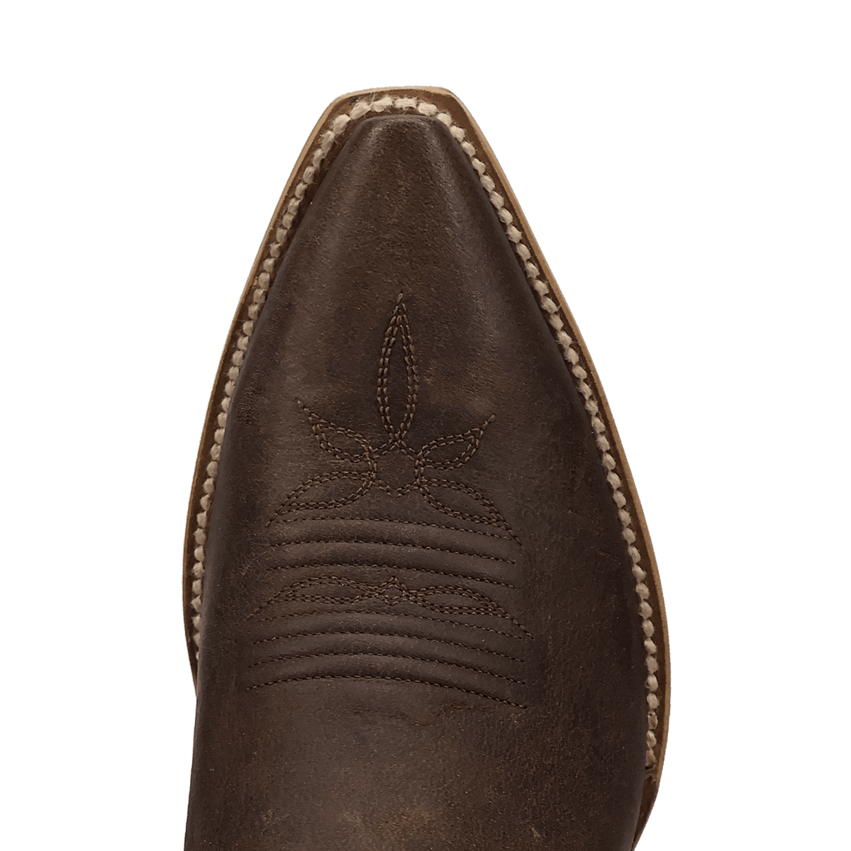 prairie dancer leather boot toe angle
