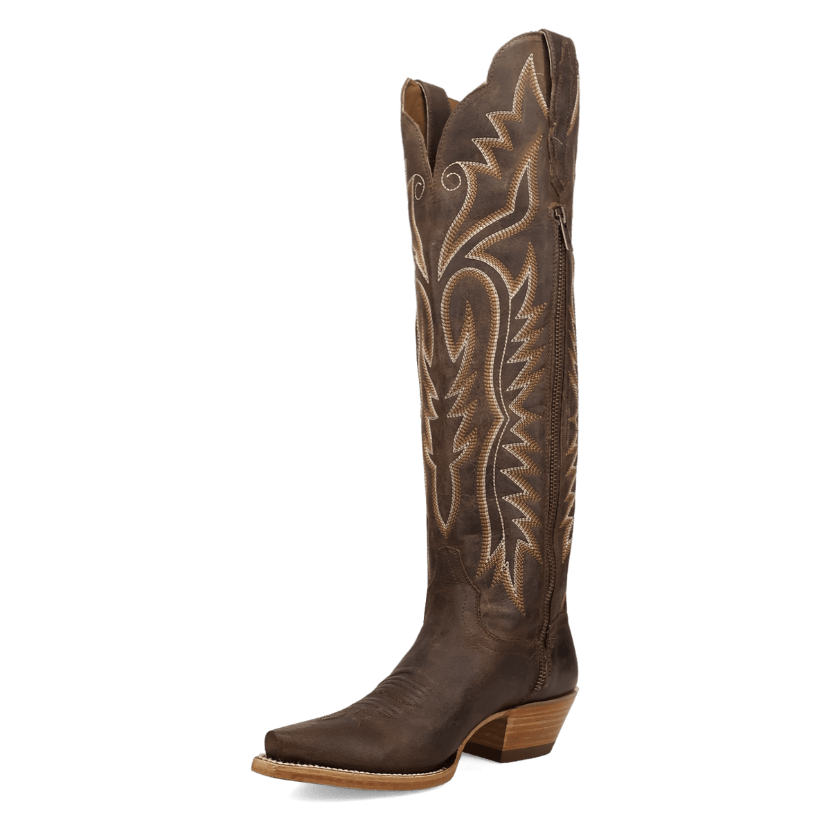 prairie dancer leather boot 225 degree angle