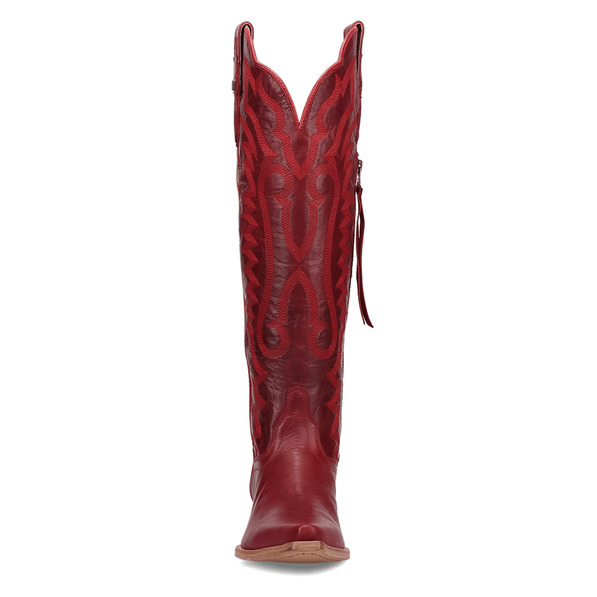 heartland leather boot front angle