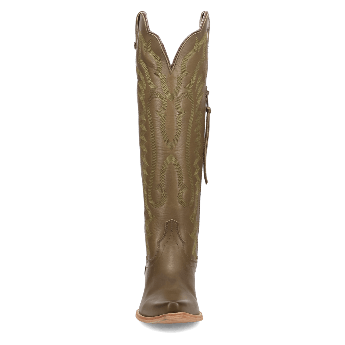 heartland leather boot front angle