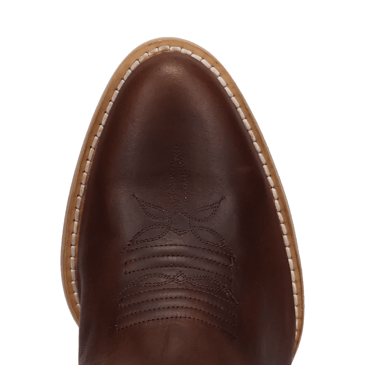rustic charm leather bootie toe angle