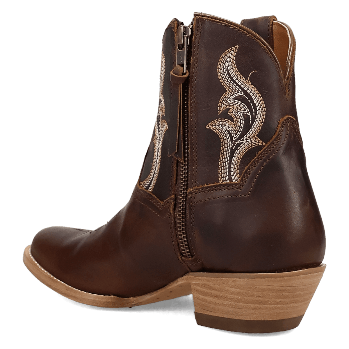 rustic charm leather bootie 270 degree angle