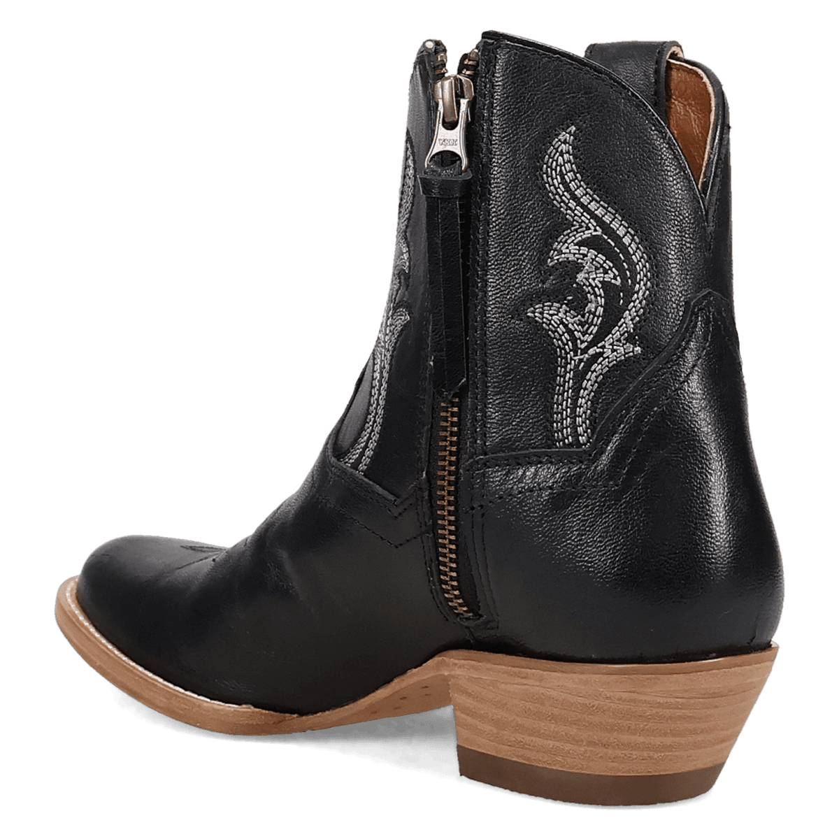rustic charm leather bootie 270 degree angle