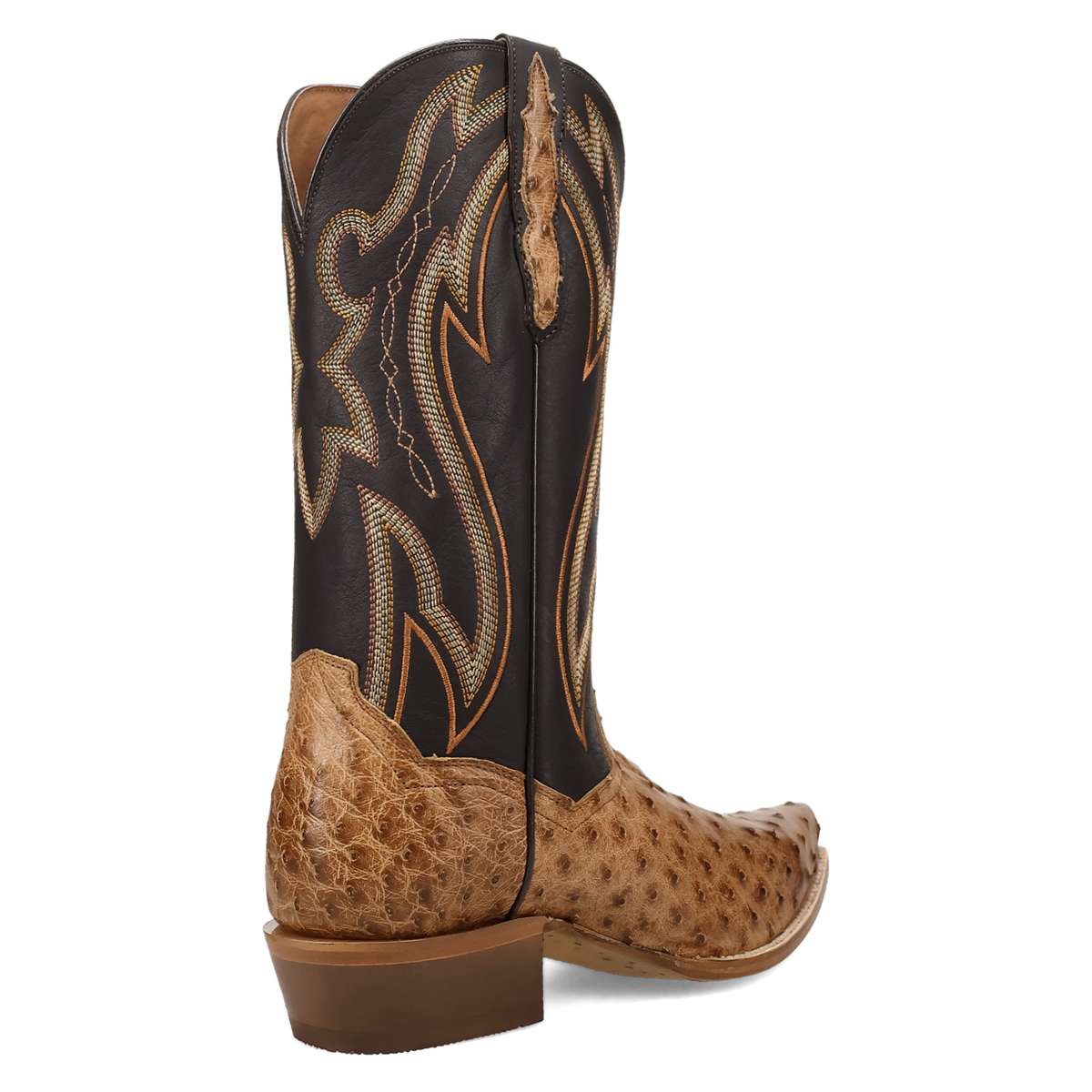 grit full quill ostrich boot 315 degree angle