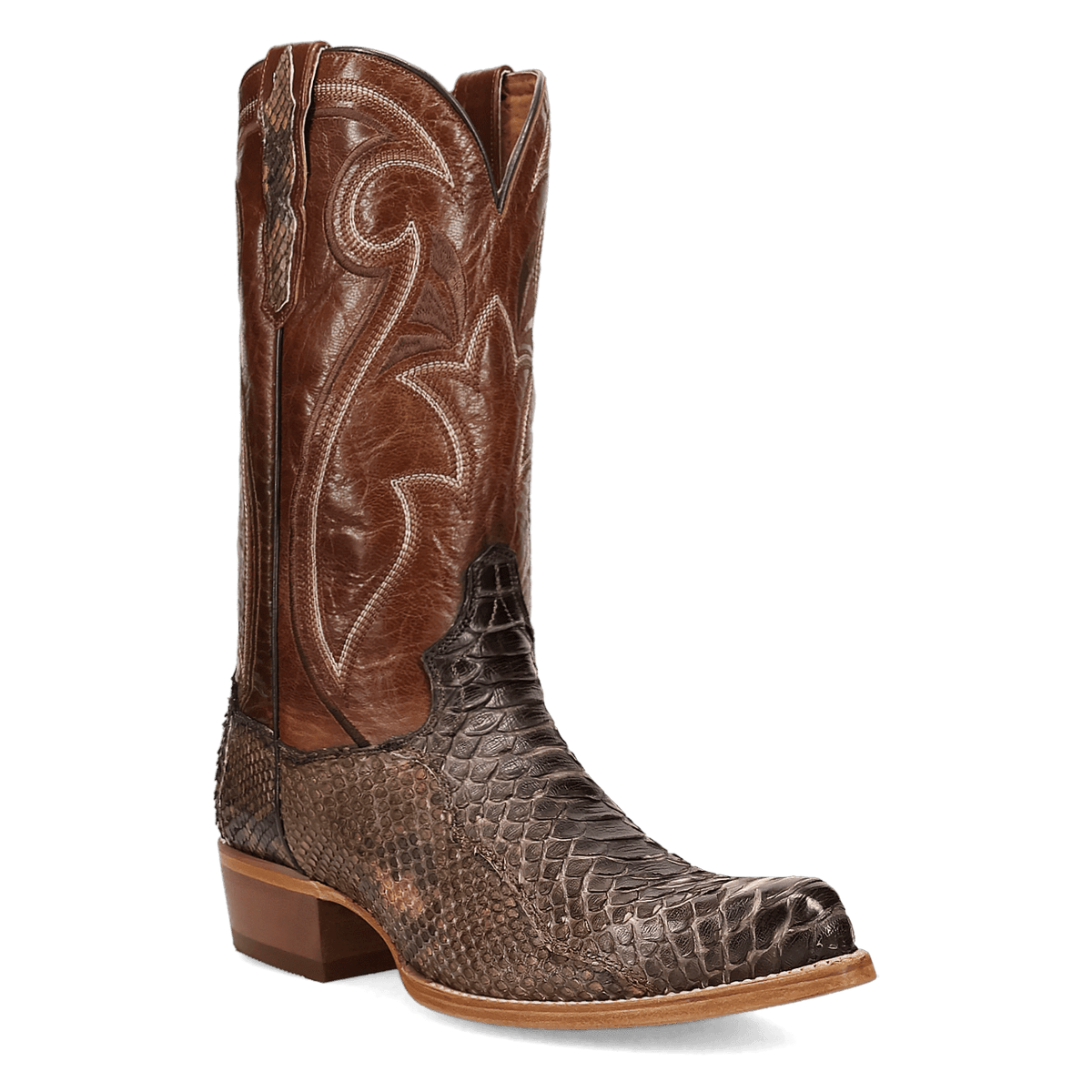 stryke back cut python boot 45 degree angle