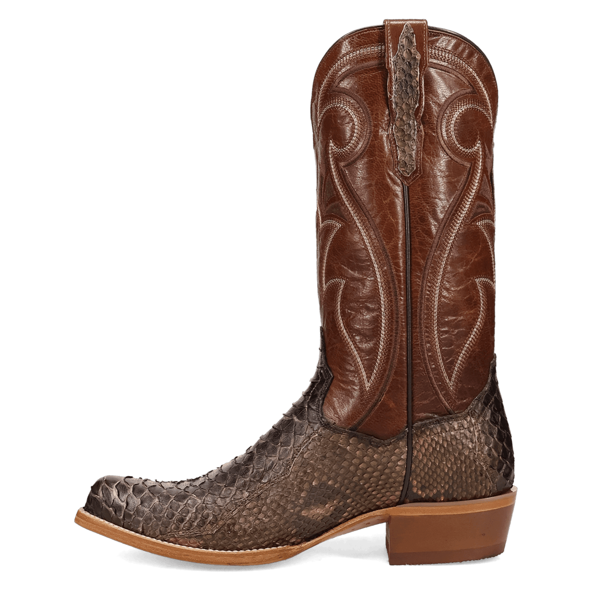 stryke back cut python boot 135 degree outside angle