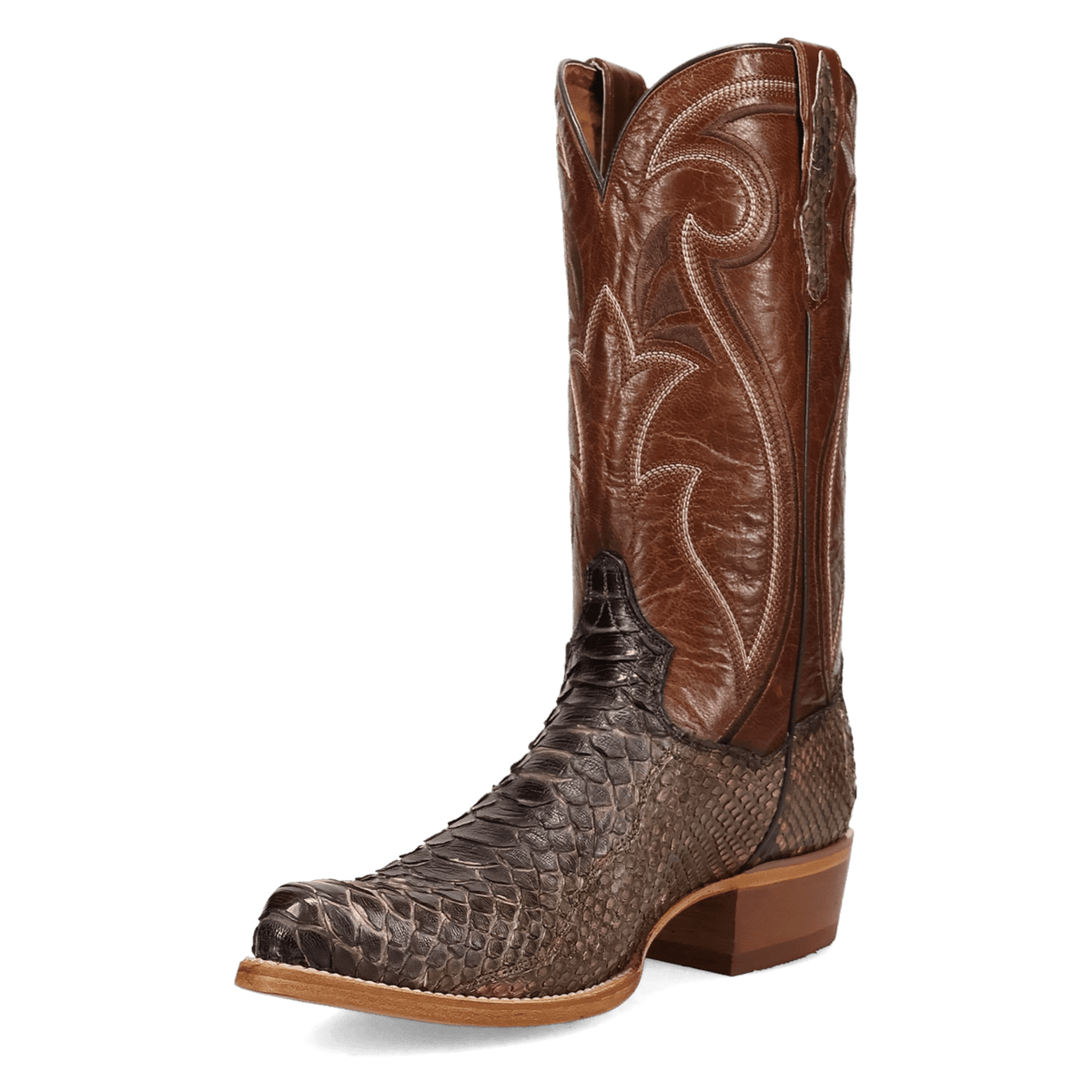 stryke back cut python boot 225 degree angle