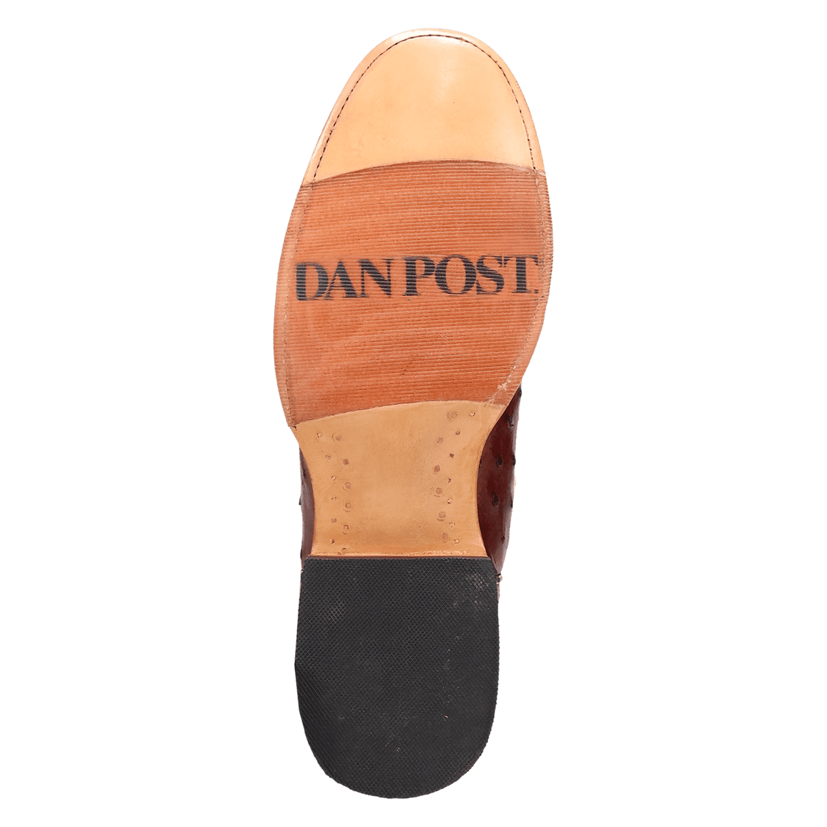 ardor full quill ostrich boot outsole angle