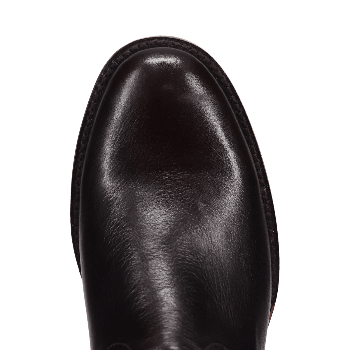 hartwell leather boot toe angle