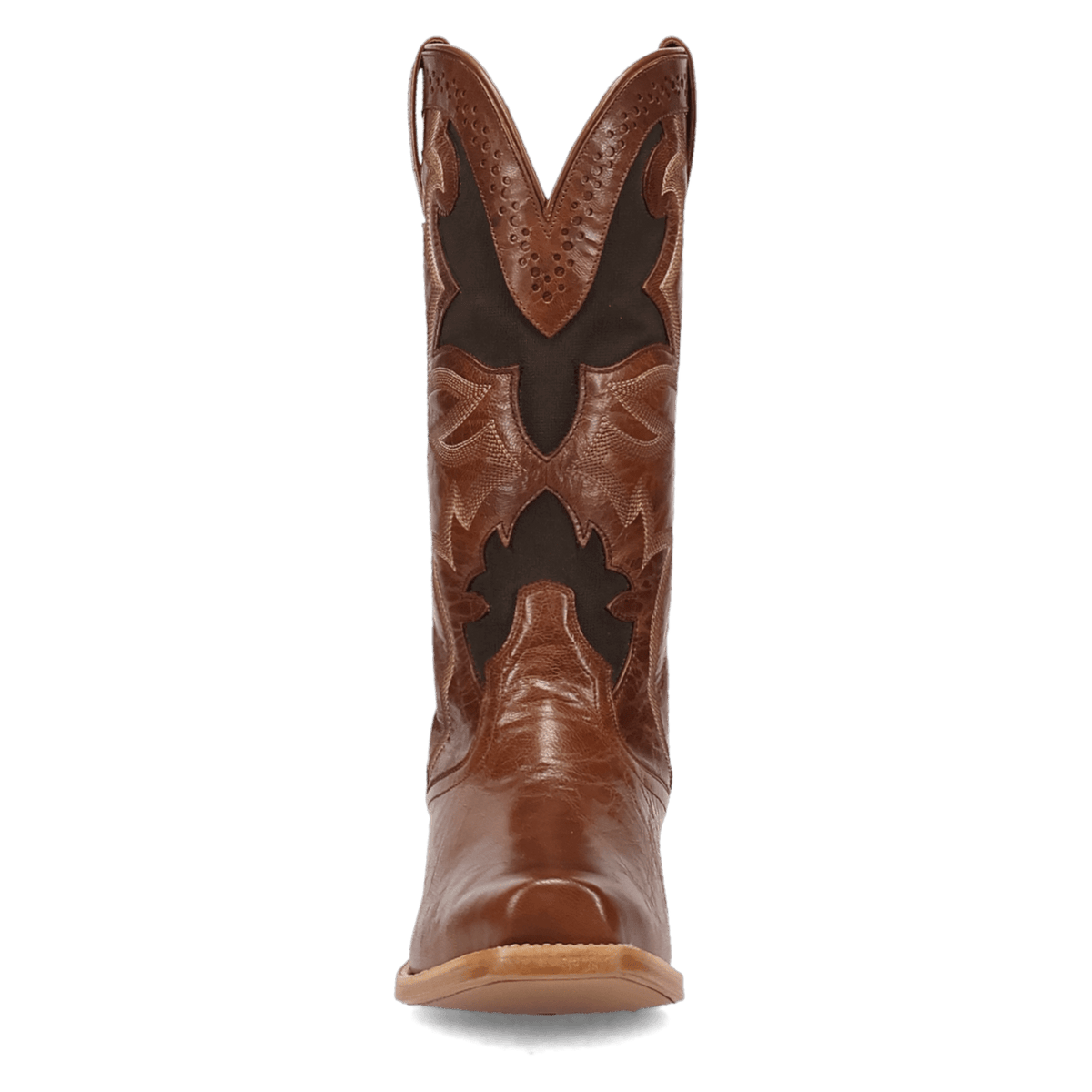 frenchie leather boot front angle