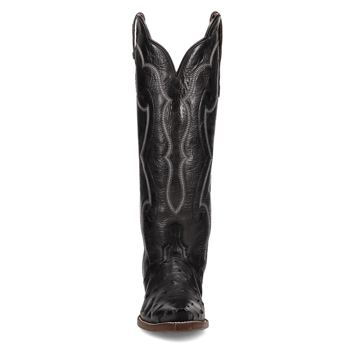 maravilla full ostrich boot front angle