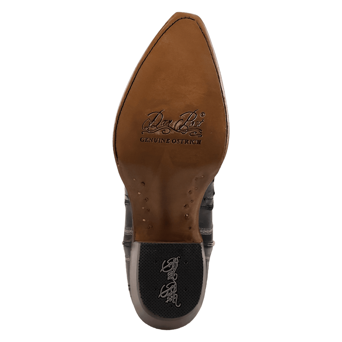 maravilla full ostrich boot outsole angle