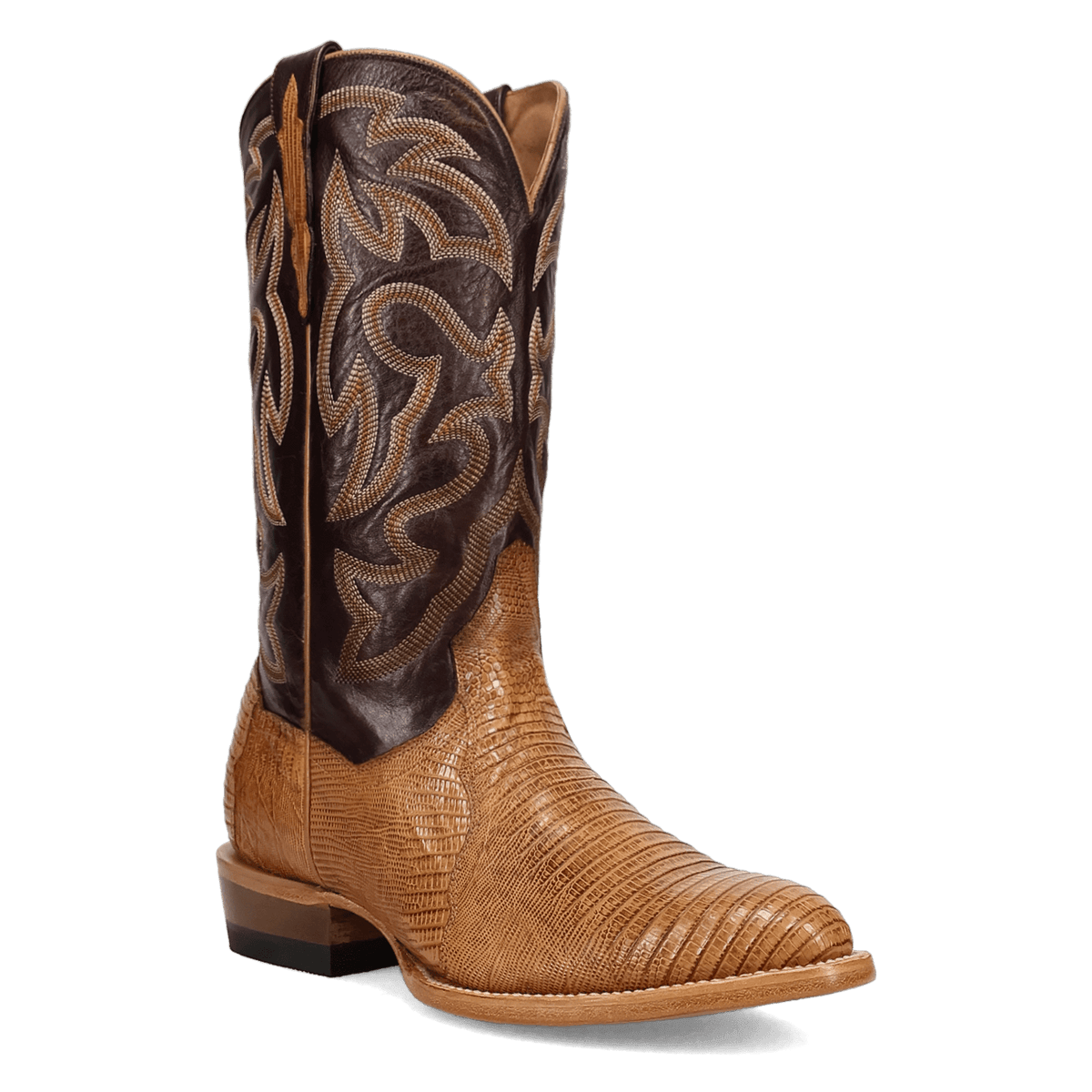 spurline teju lizard boot 45 degree angle