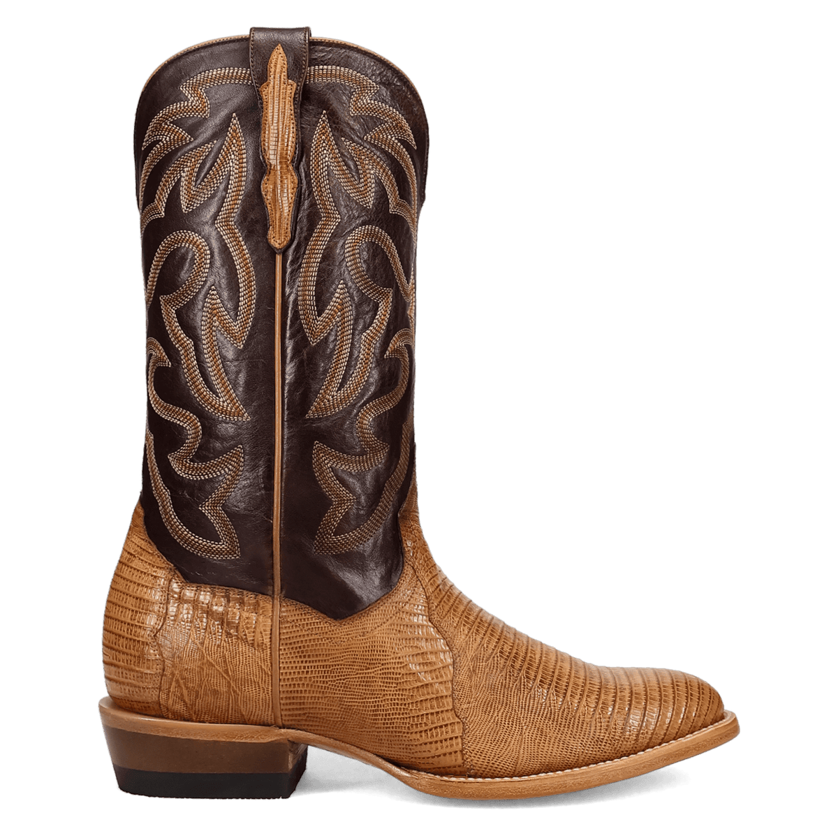 spurline teju lizard boot 90 degree inside angle