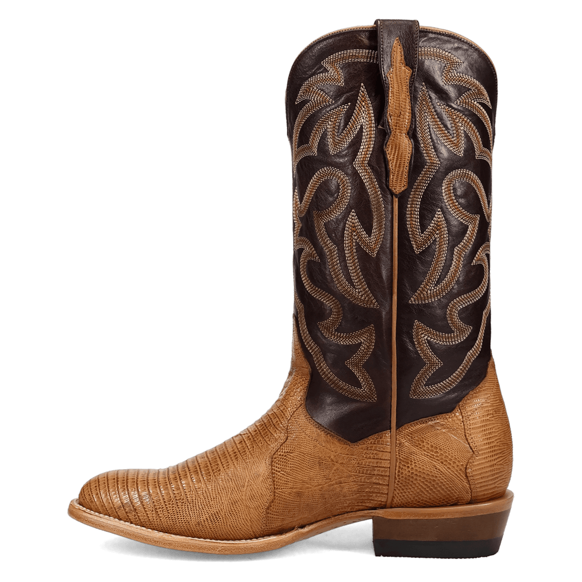spurline teju lizard boot 135 degree outside angle