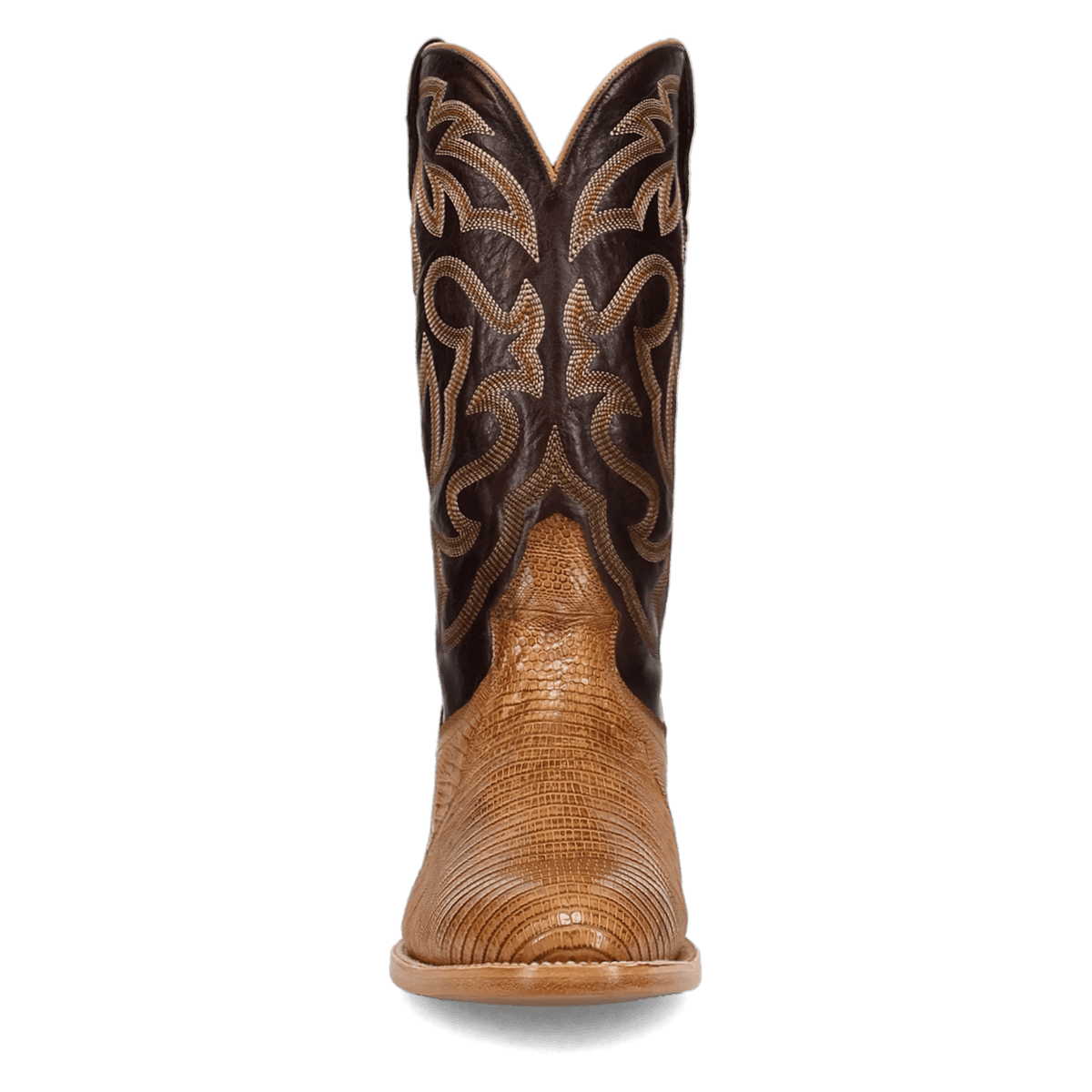 spurline teju lizard boot front angle