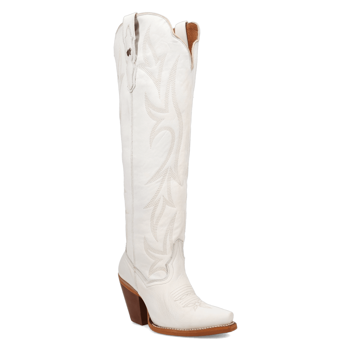 blissful beauty leather boot 45 degree angle