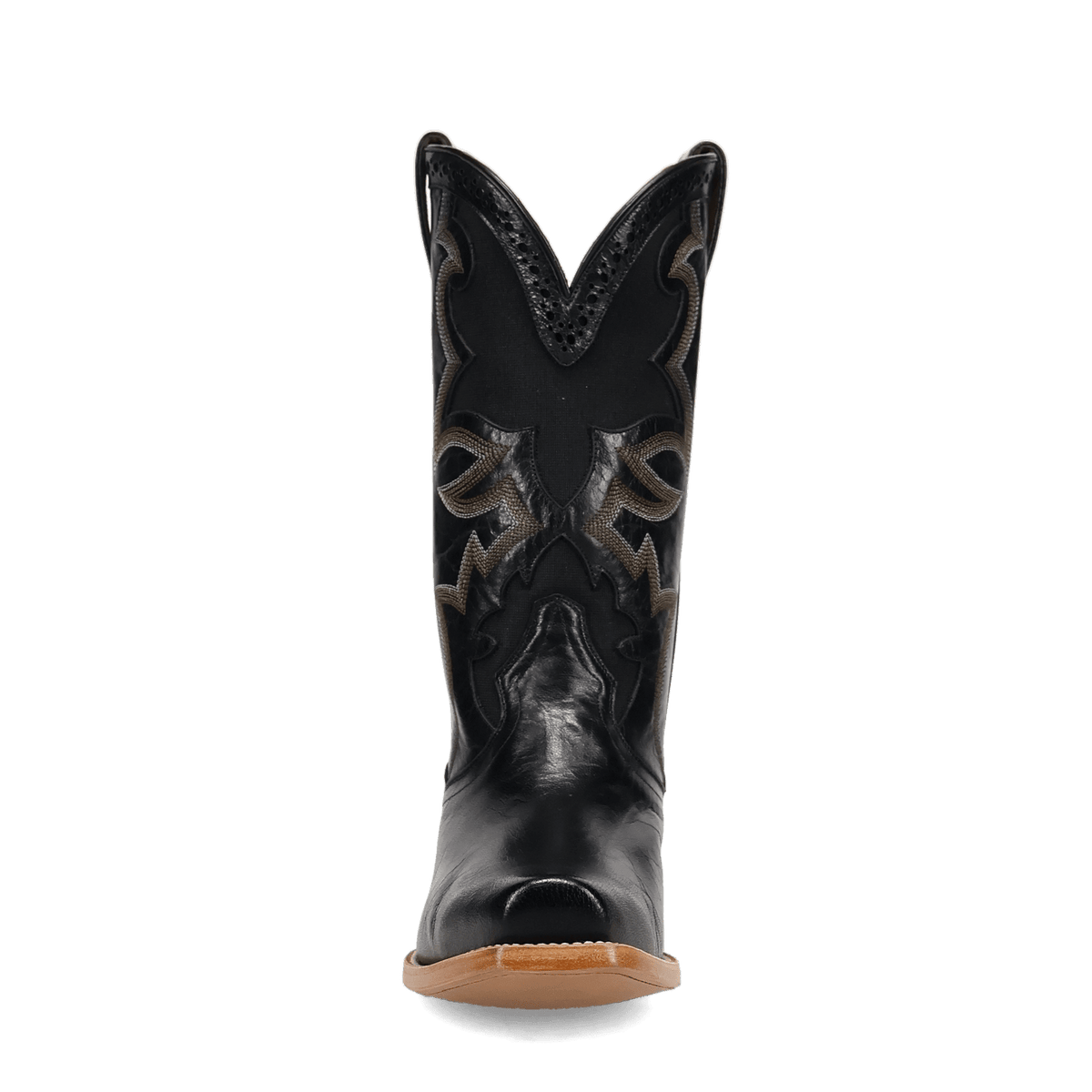 frenchie leather boot front angle