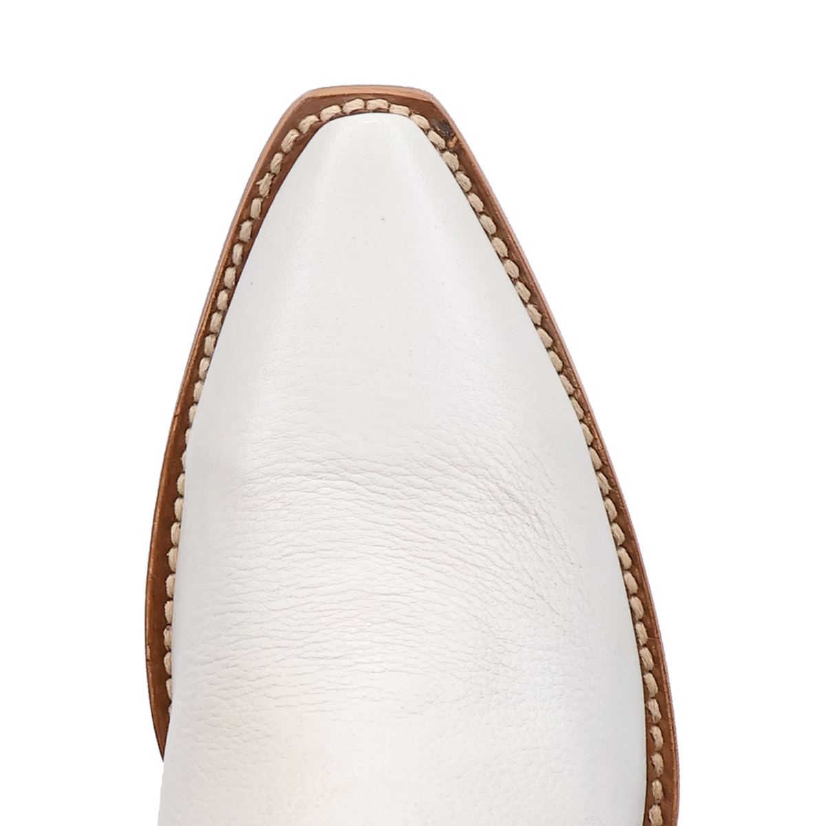 mila leather boot toe angle