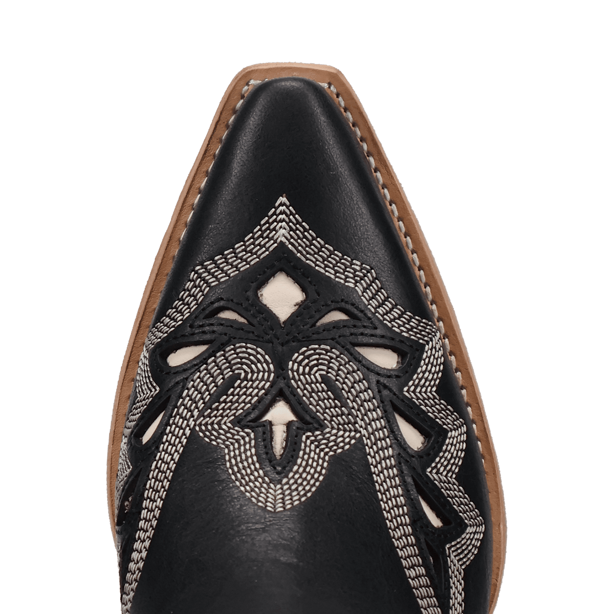 haven leather bootie toe angle
