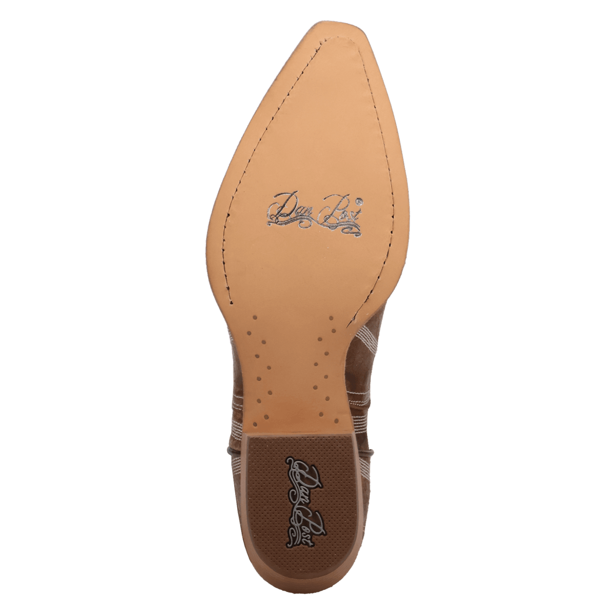 glam queen leather boot outsole angle