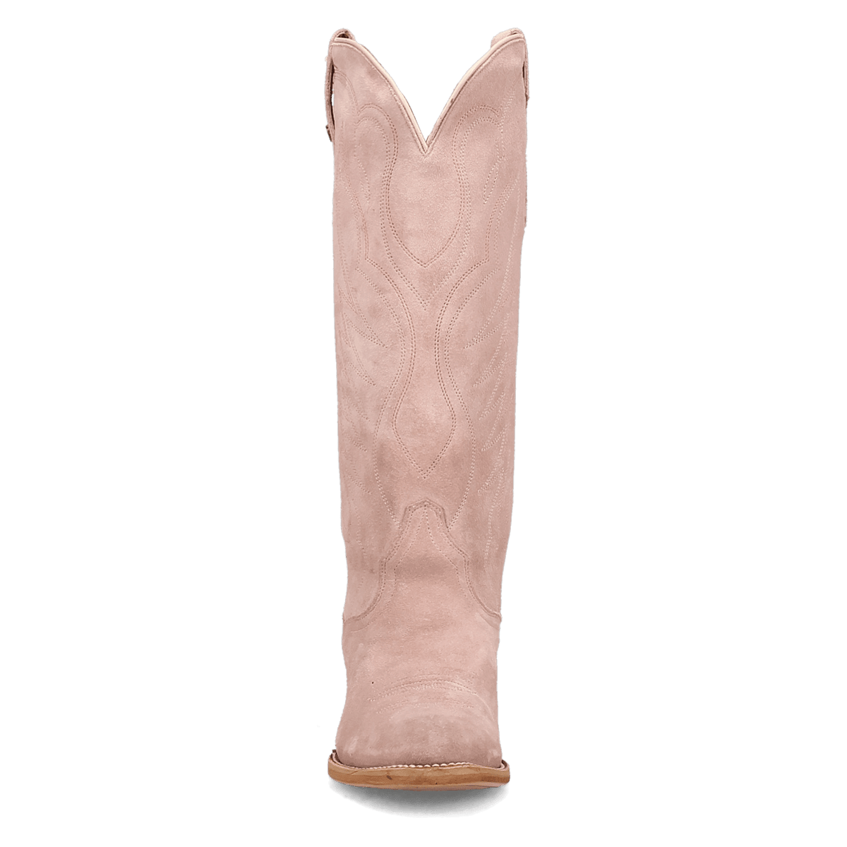 neon prairie suede leather boot front angle