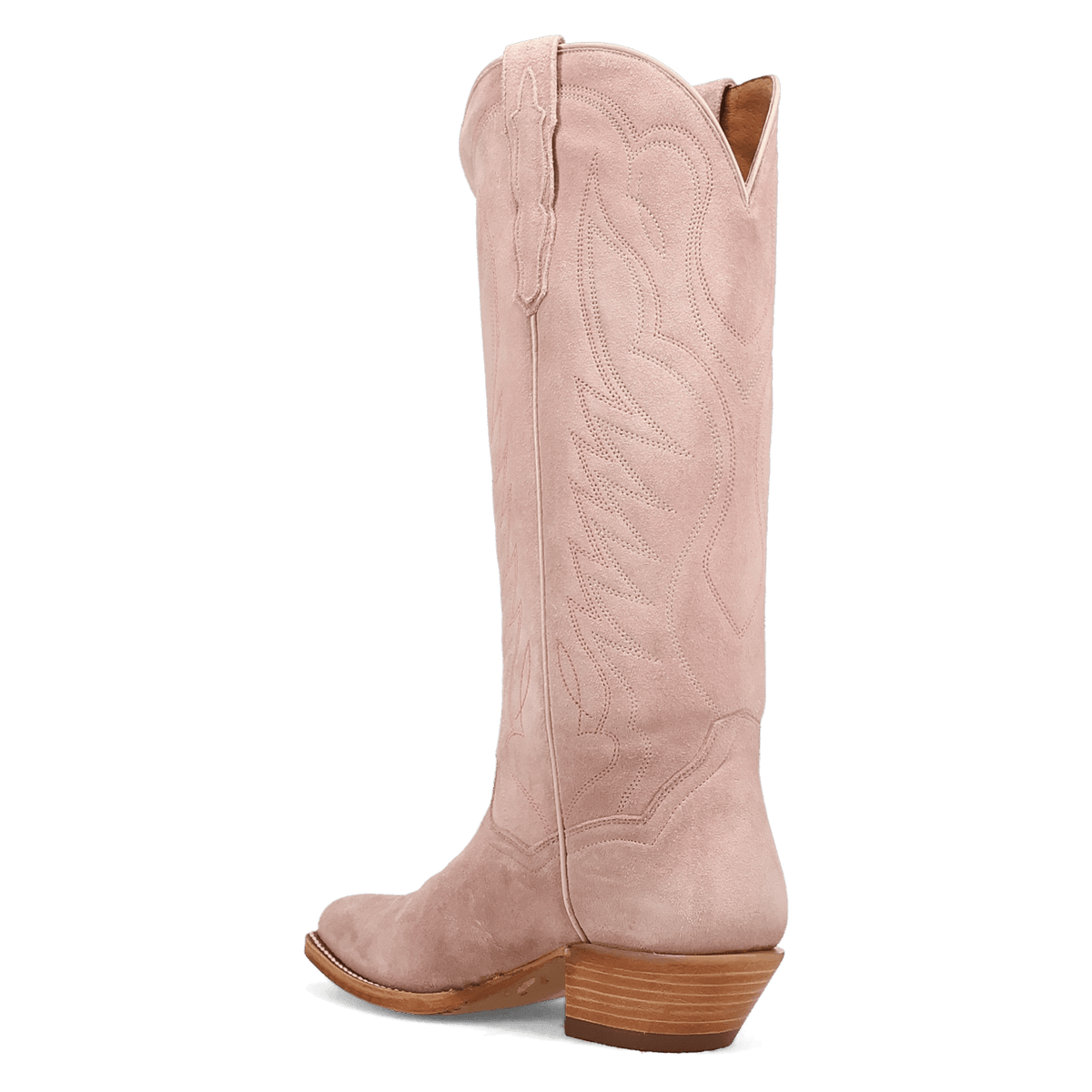 neon prairie suede leather boot 270 degree angle