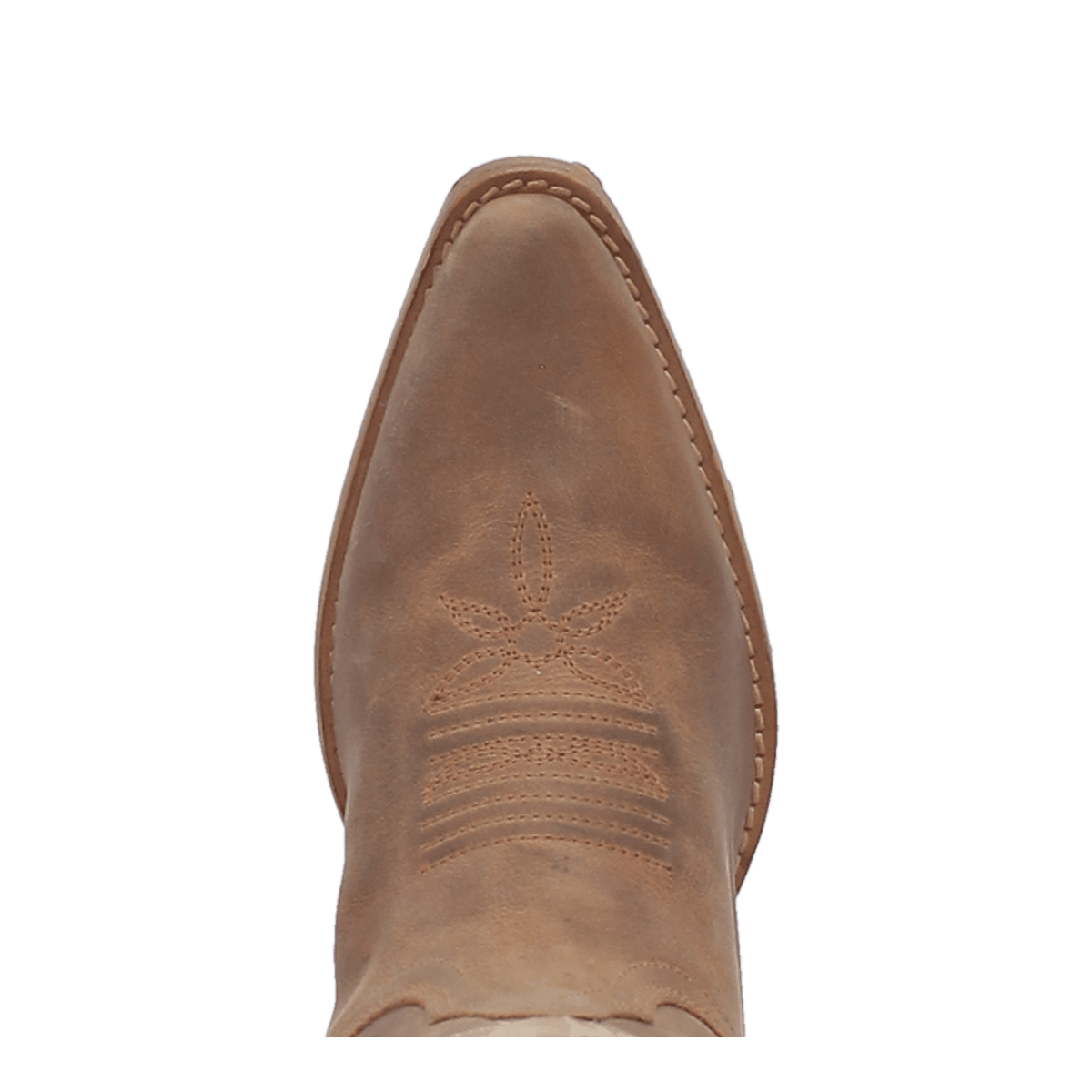 karmel leather boot toe angle