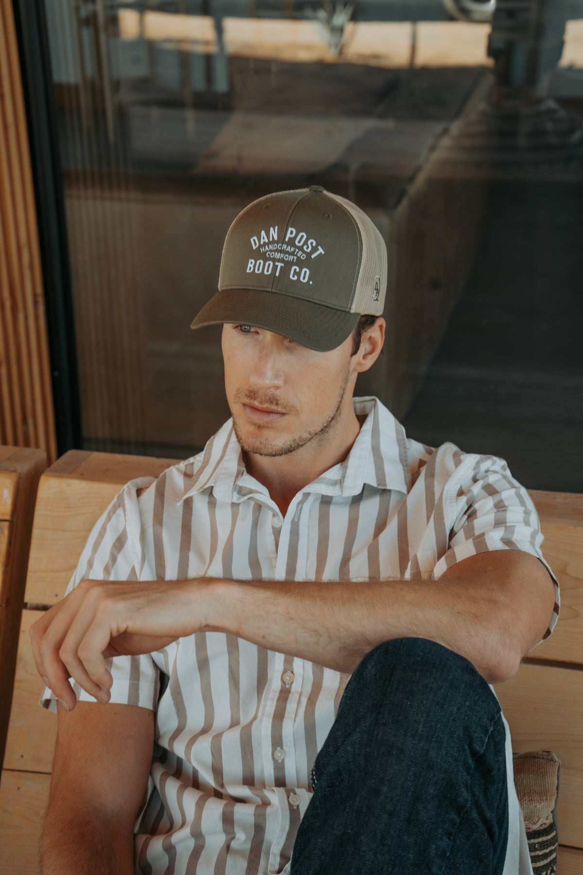 dan post trucker hat - dan post boots