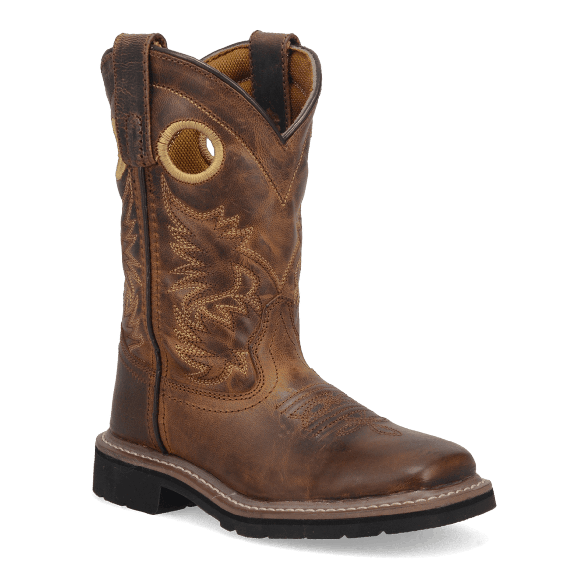 amarillo leather children's boot 45 degree angle