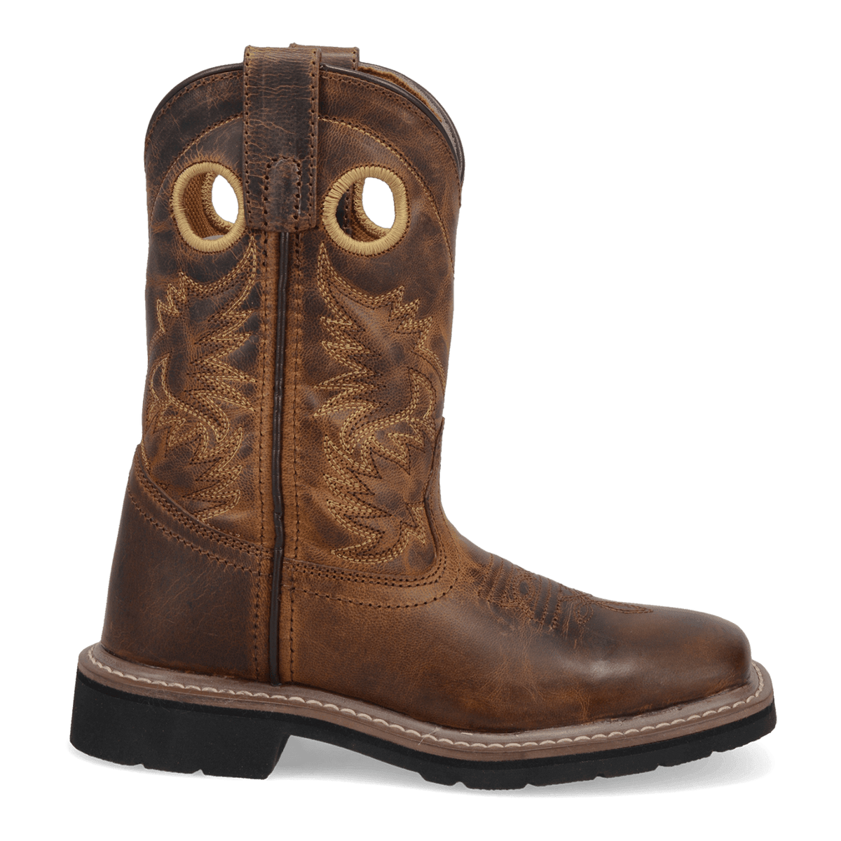 amarillo leather children's boot 90 degree inside angle