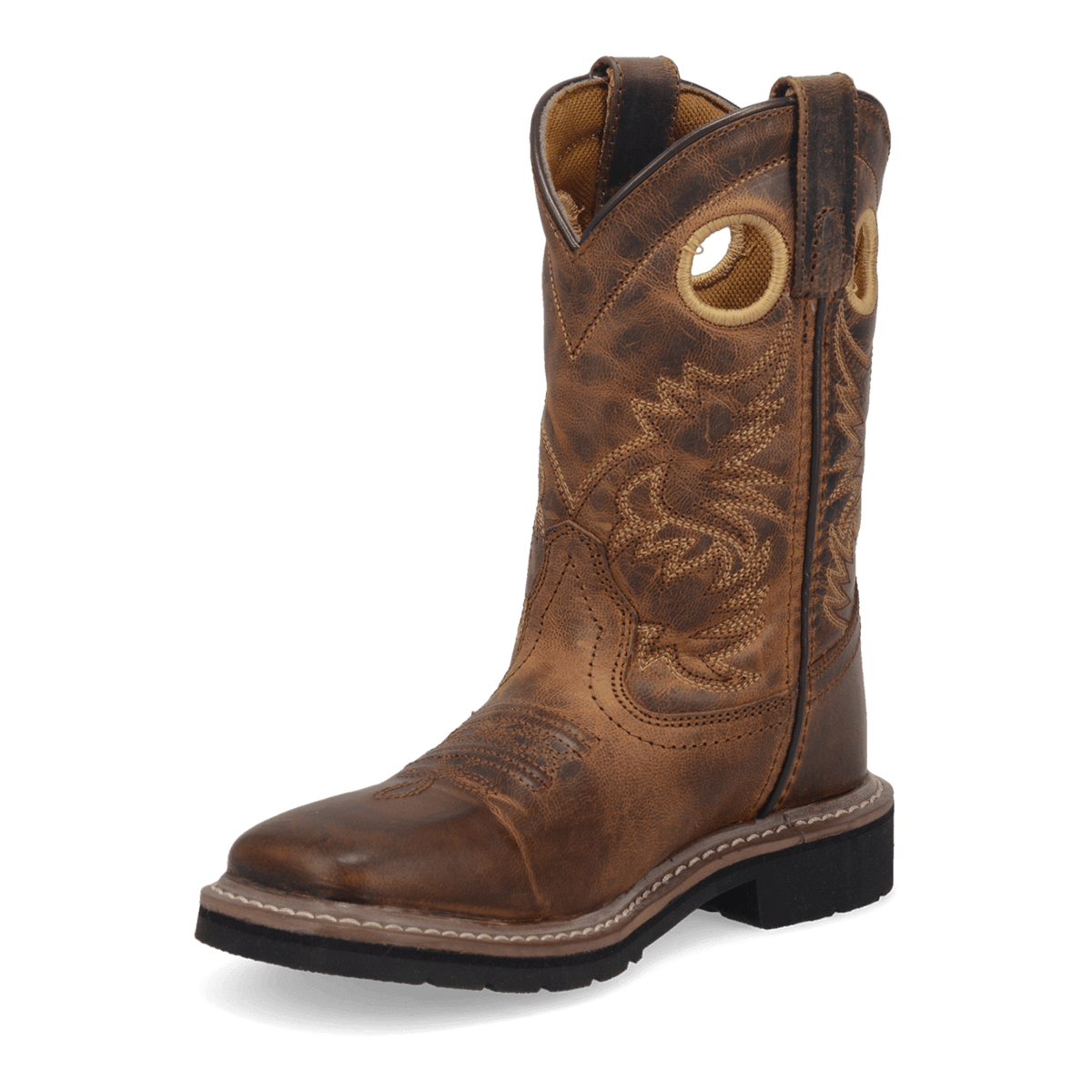 amarillo leather children's boot 225 degree angle