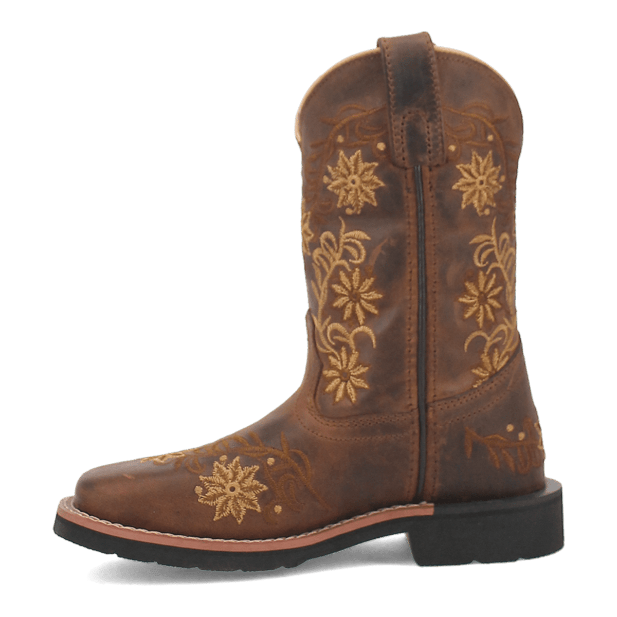 gardenia  leather children's boot 135 degree outside angle