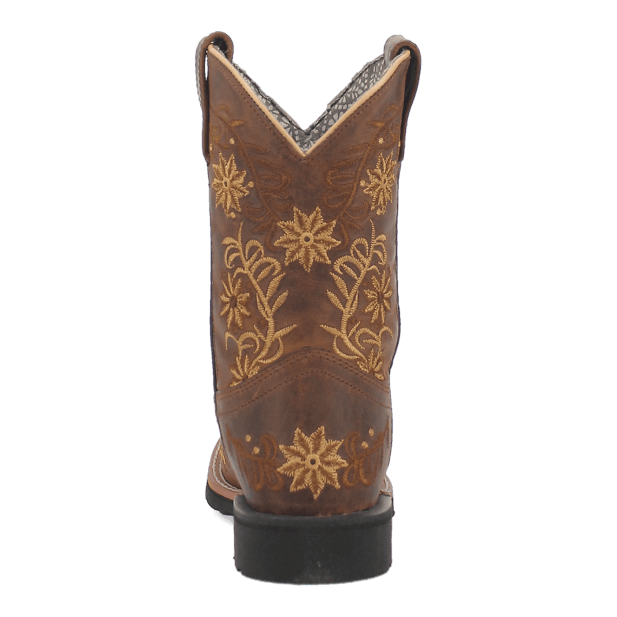 gardenia  leather children's boot 180 degree back angle