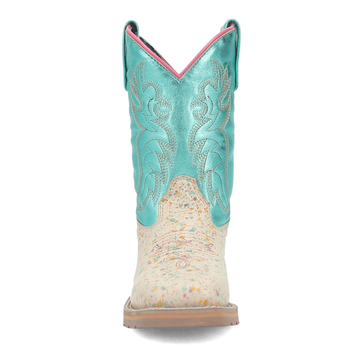 splatt leather boot front angle