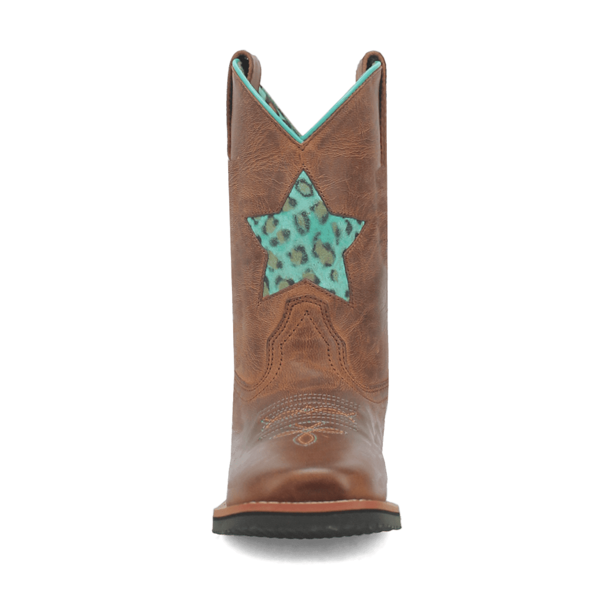 starr leather youth boot front angle