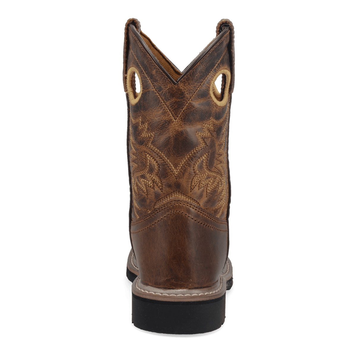 amarillo leather youth boot 180 degree back angle
