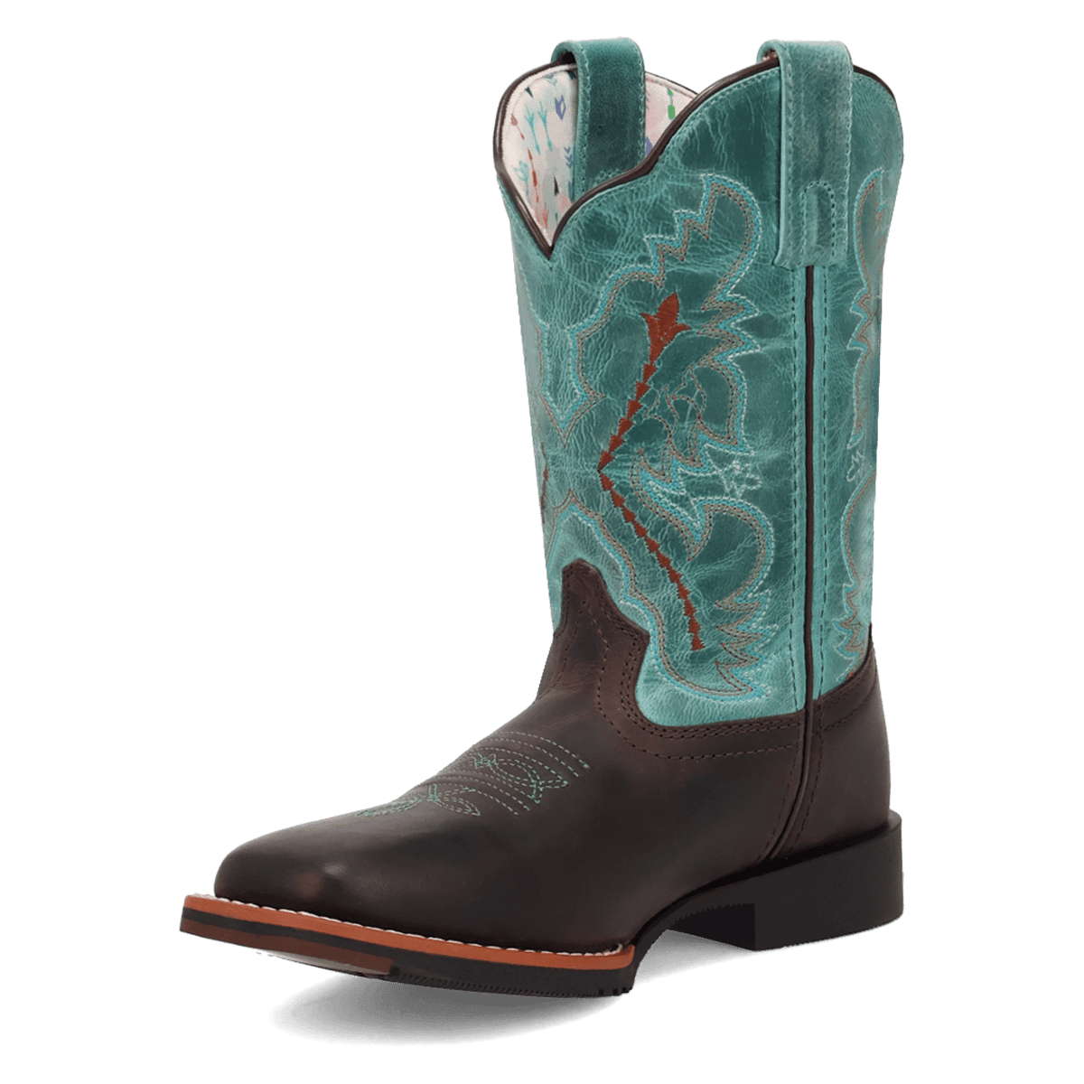 salina leather children's boot 225 degree angle