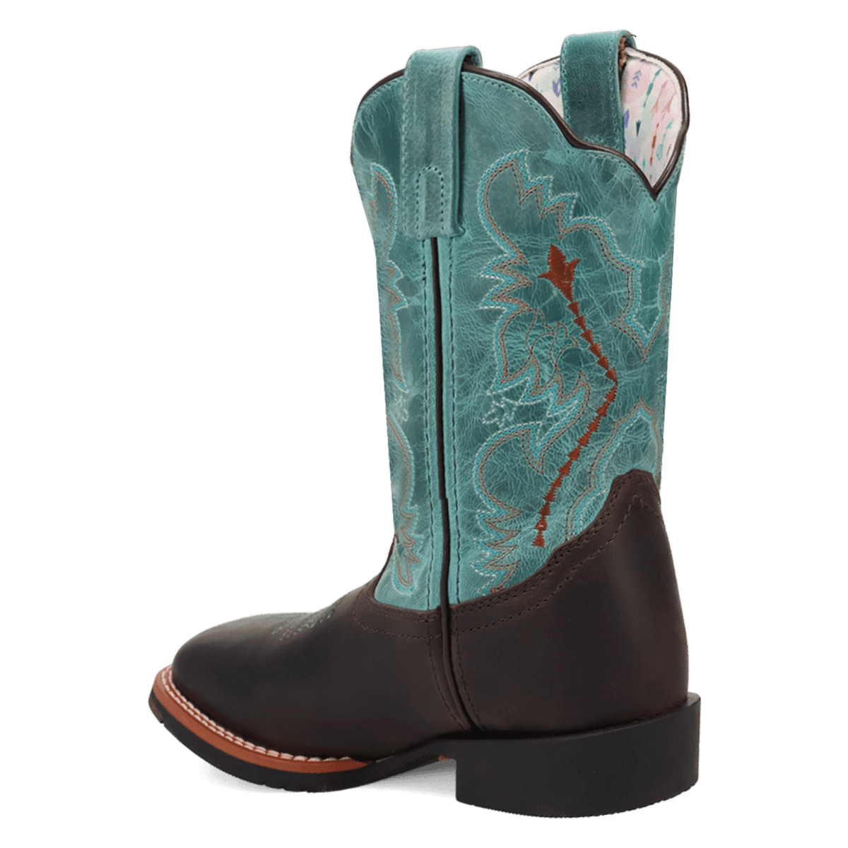 salina leather children's boot 270 degree angle
