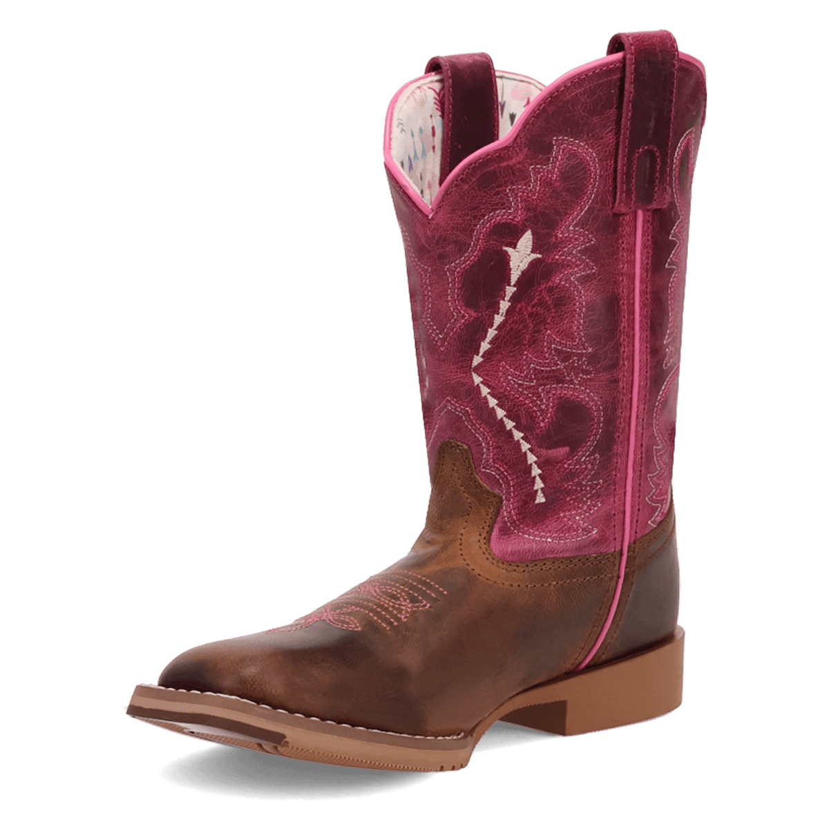 salina leather children's boot 225 degree angle