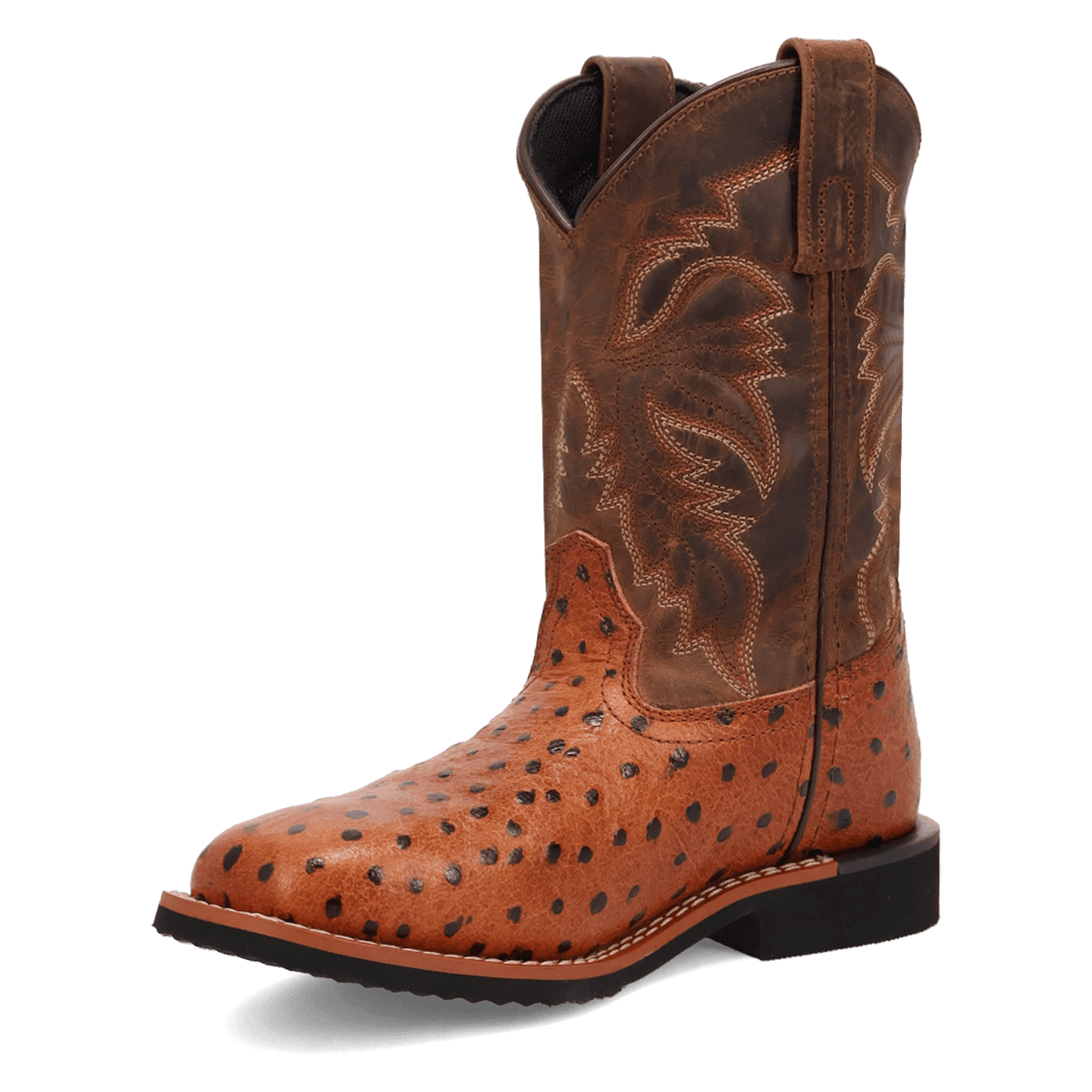 jet leather children's boot 225 degree angle