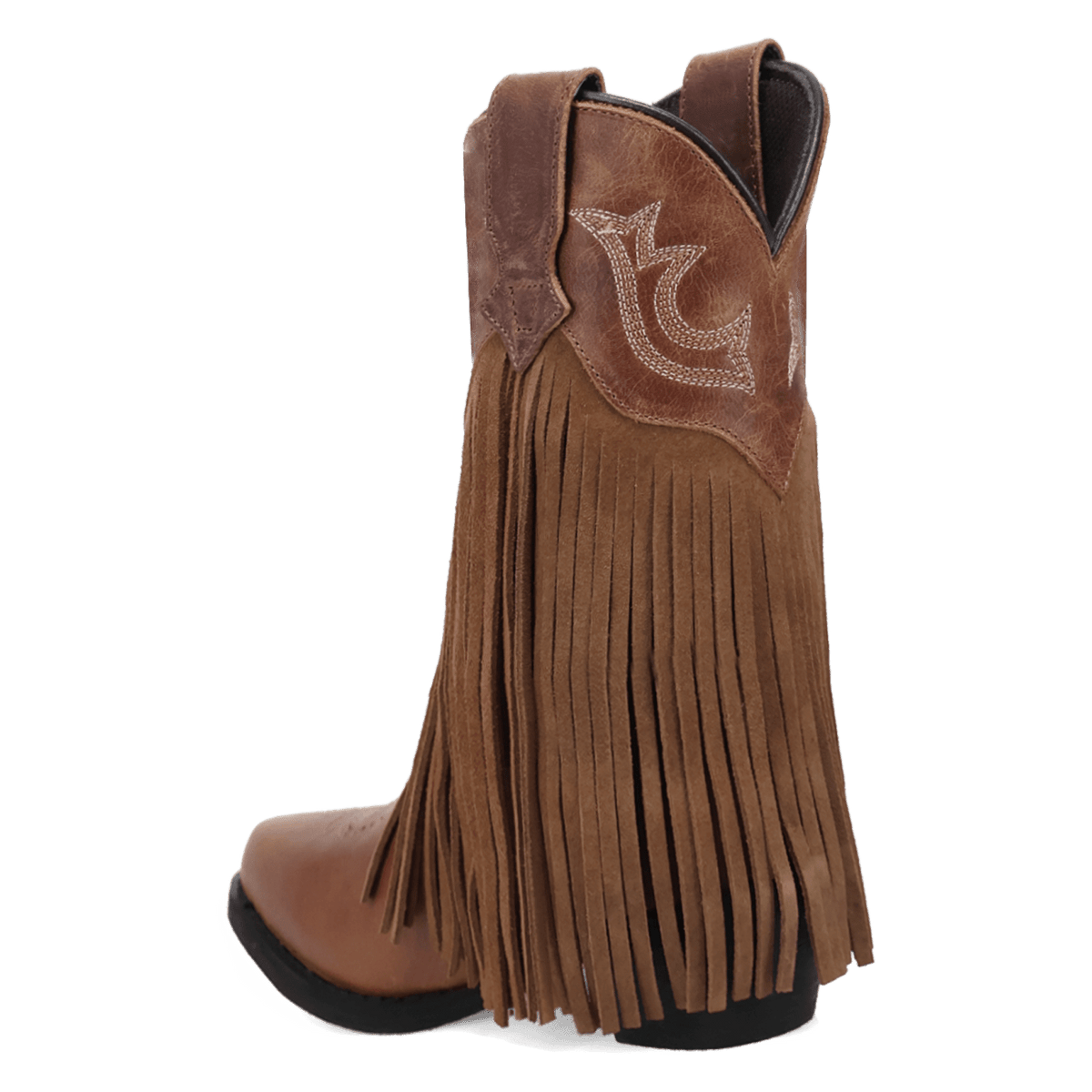 happy trails leather children's boot 270 degree angle