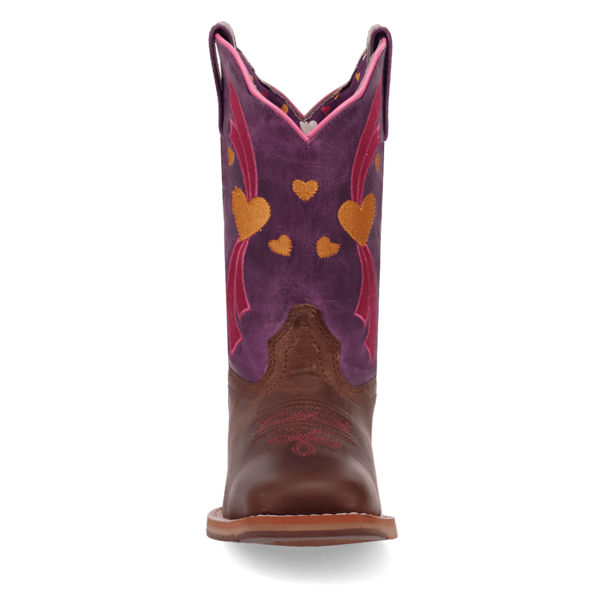lottie leather children's boot front angle